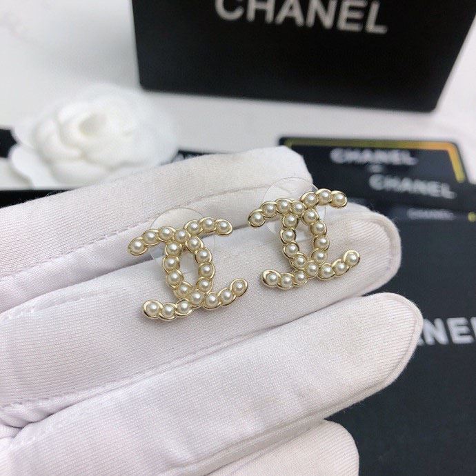 Ch*el earrings